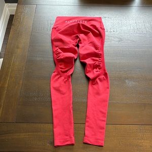 Alphalete Aero Leggings - Size Medium - Red